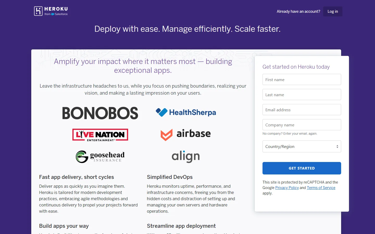 Maak een Heroku-account
